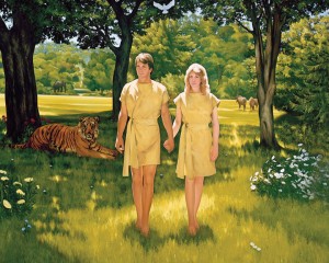 Adam and Eve in the Garden of Eden